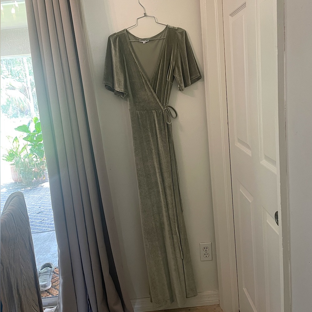 chinese dress ladies Artemis Velvet Maxi Dress